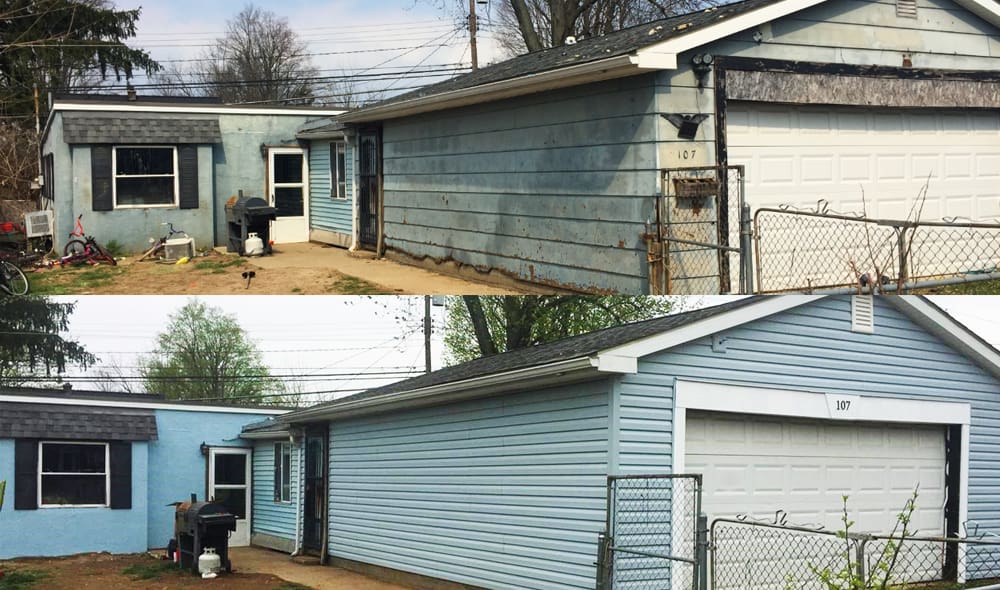 Before and After Rebuilding Together