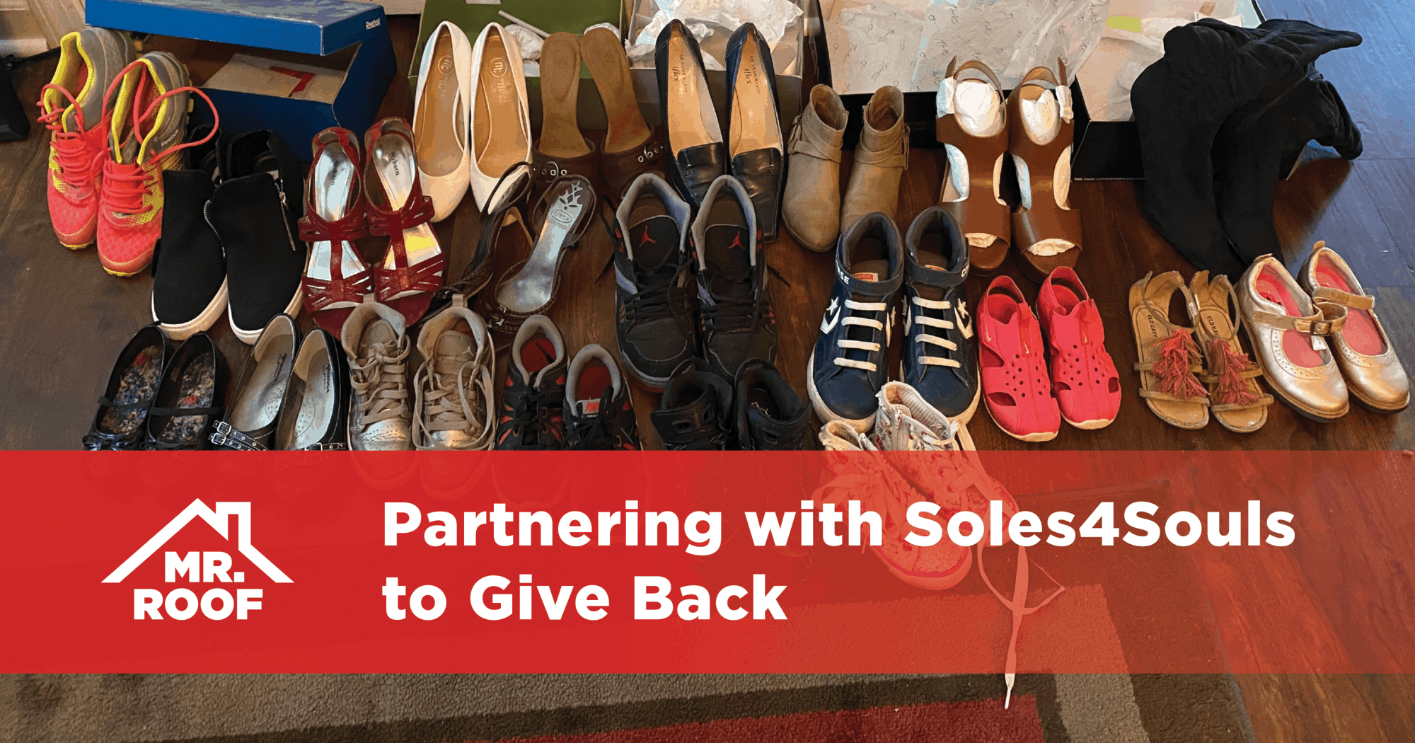 Soles4souls, the shoe charity, to provide shoes and clothing to