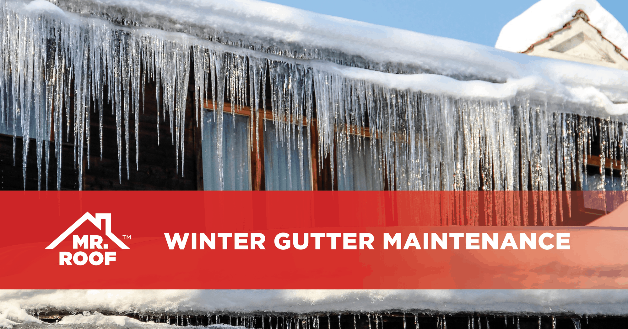 Winter gutter maintenance