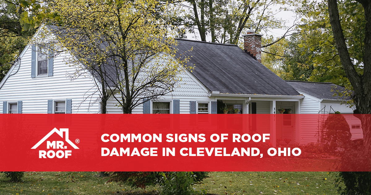 roof damage in cleveland, ohio