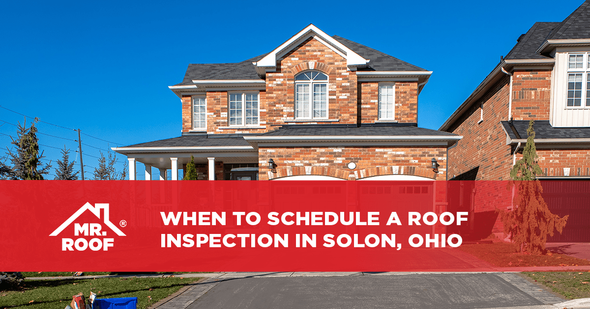 Roof inspection Solon, Ohio