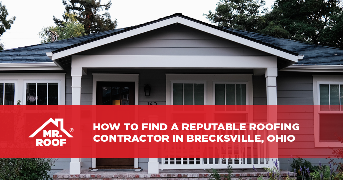 How to Find a Reputable Roofing Contractor in Brecksville, Ohio