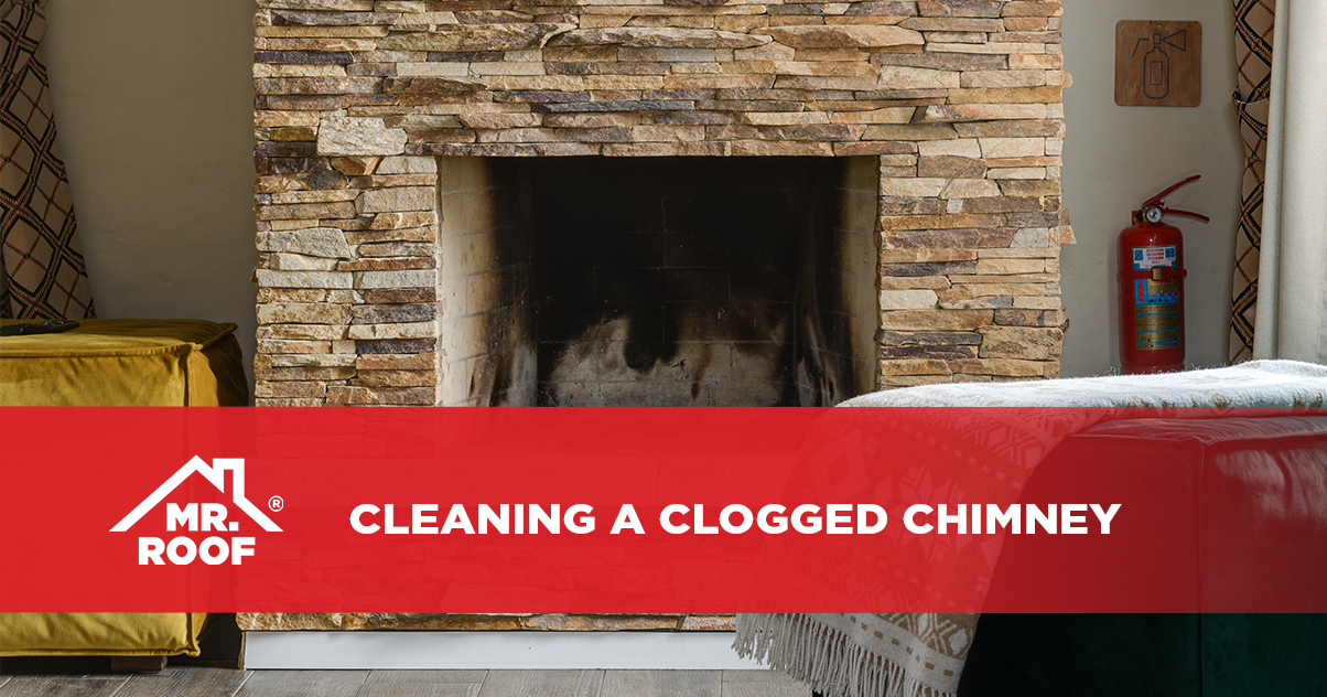 Cleaning a Clogged Chimney